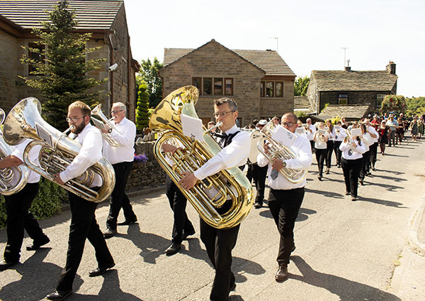 Littleborough Rushcart Procession 2022
