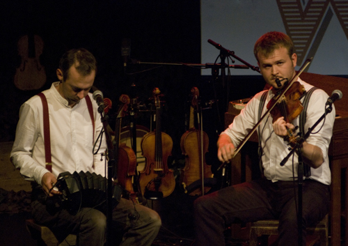 Robert Harbron and Sam Sweeney