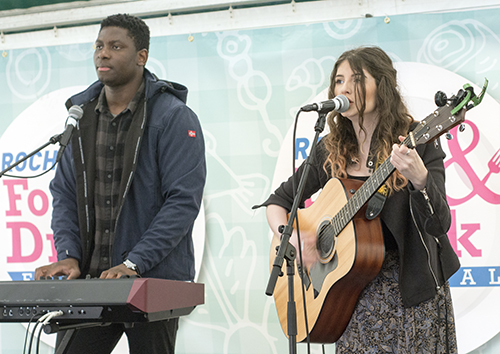 Tobi Afolabi and Katie O'Malley