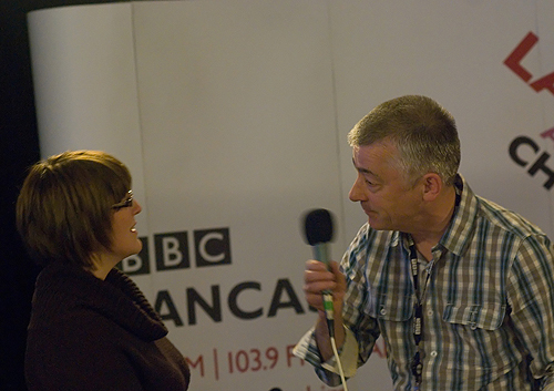 Sian Owen and Phil Brown