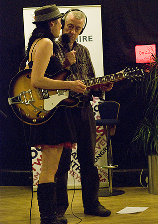 Miss Quincy and Phil Brown 
