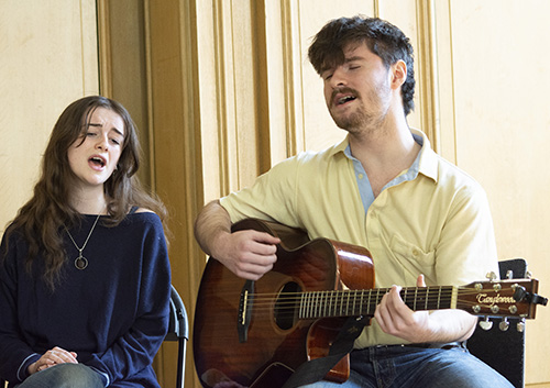 Rose Marsden and Luke Hart